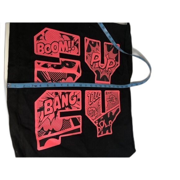 SYFY Comic Con Bag 'Its A Fan Thing' Unisex Size Large Black Red - Picture 4 of 5